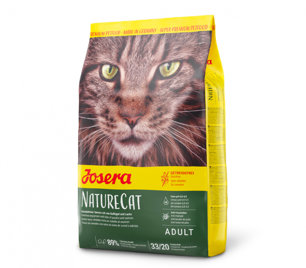 [30138100669] Josera: Nature Cat Grain Free Dry Cat Food - 10kg | Chicken & Salmon