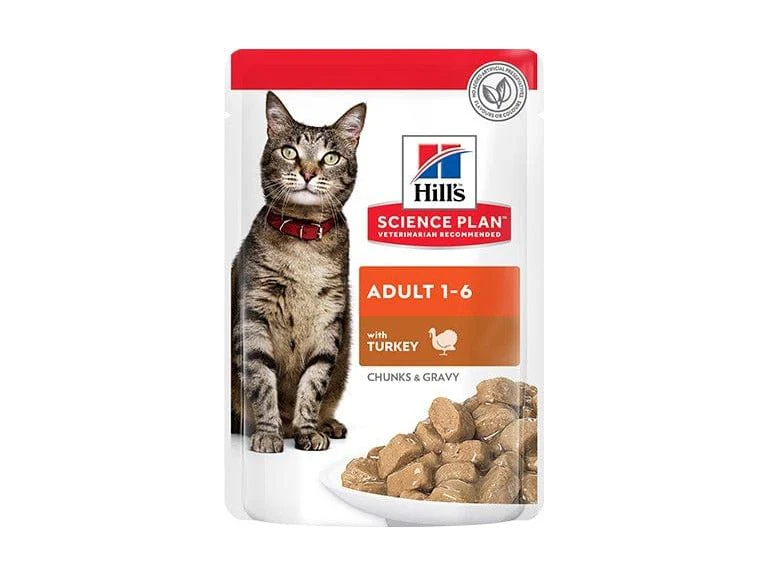 [30138100156] Hill's: Science Plan Adult Cat Wet Food Pouch - 85g | Turkey
