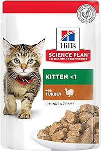 [30138100159] Hill's: Science Plan Tender Chunks In Gravy Kitten Pouch - 85g | Turkey