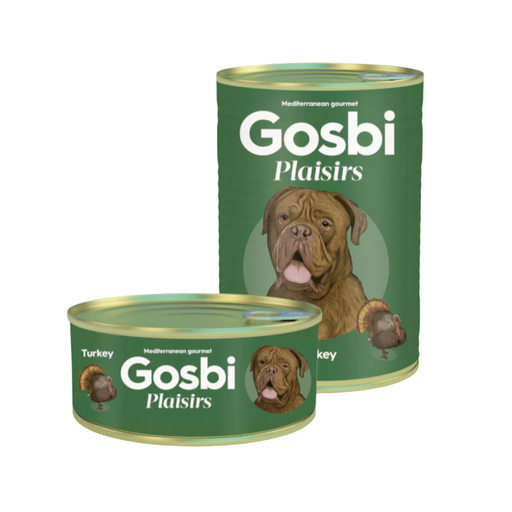 [30138100050] Gosbi: Plaisirs Canned Wet Dog Food - 185g | Turkey