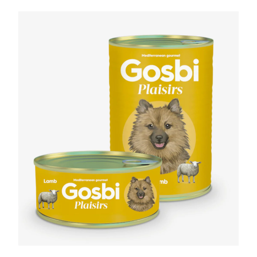 [30138100051] Gosbi: Plaisirs Canned Wet Dog Food - 185g | Lamb