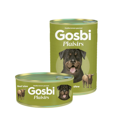 [30138100052] Gosbi: Plaisirs Canned Wet Dog Food - 170g | Beef Stew