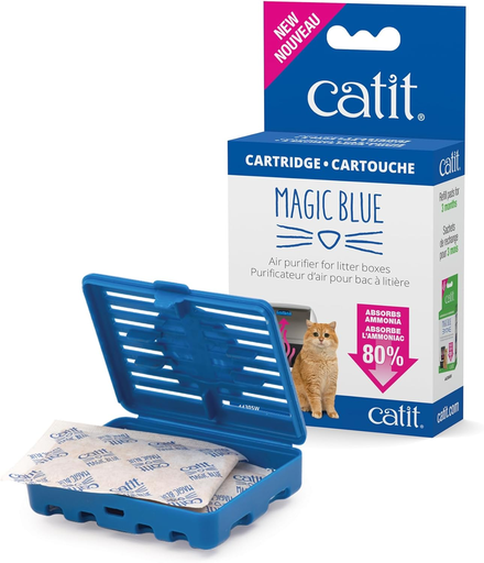 [30138100380] Catit: Magic Air Purifier for Litter Boxes | Blue
