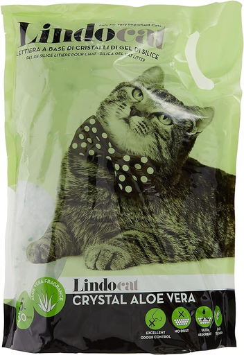 [30138100266] LindoCat Crystal Aloe Vera Scent (Silicagel) - 5L