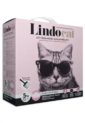 [30138100268] LindoCat Natural Bentonite Baby Powder - 5L (Baby Powder)
