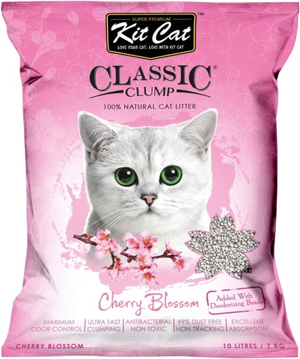 [30138100083] Kit Cat: Classic Clump - 10L | Cherry Blossom Fragrance