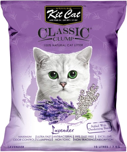 [30138100084] Kit Cat: Classic Clump - 10L | Lavender Fragrance