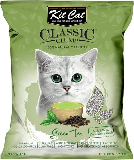 [30138100086] Kit Cat: Classic Clump - 10L | Green Tea Fragrance