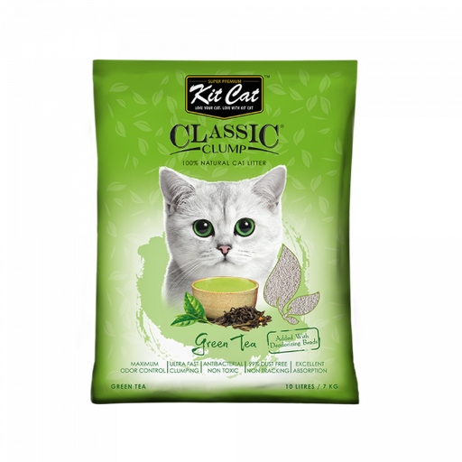 [30138100086] Kit Cat: Classic Clump - 10L | Green Tea Fragrance