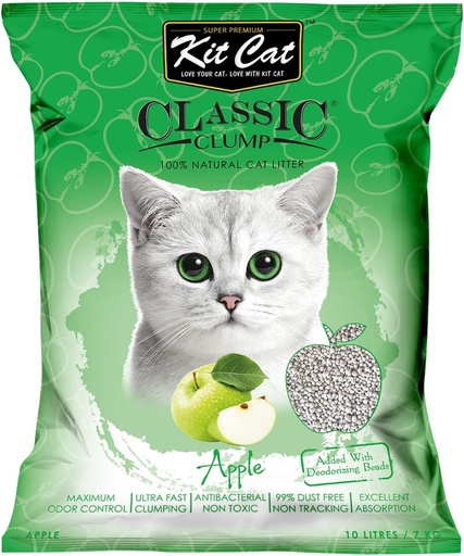 [30138100087] Kit Cat: Classic Clump - 10L | Apple Fragrance