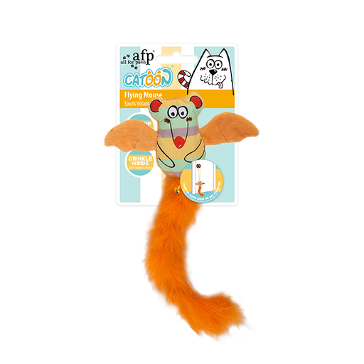 [30138100528] All For Paws: Catoon Flying Mouse