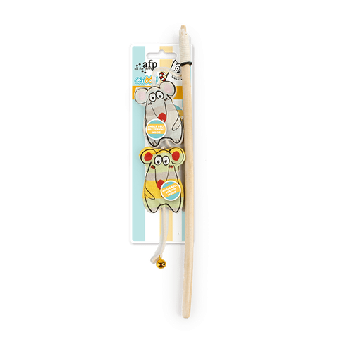 [30138100529] All For Paws: Catoon Curious Mice Wand