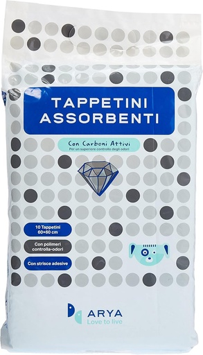 [30138100313] LindoCat Arya Puppy Pads with Activated Carbon 60x60 cm / 10-pack