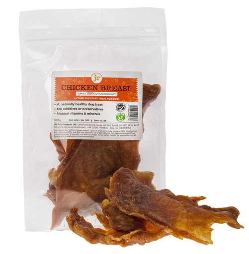 [30138100365] JR Pet Products: Chicken Breast Jerky - 100g