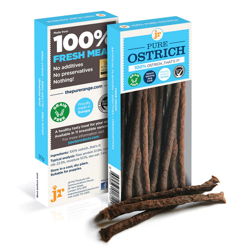 [30138100376] JR Pet Products: Pure Ostrich Sticks - 50g