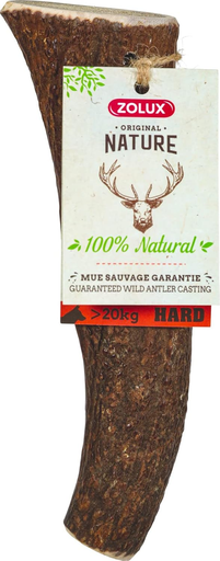 [30138100474] Zolux: Natural Deer Antler Hard for Dogs Over 20kg