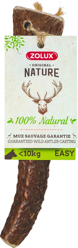 [30138100477] Zolux: Natural Deer Antler Easy for Dogs Under 10kg