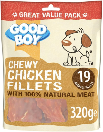[30138100480] Armitage: Goodboy Chewy Fillets - 320g Value Pack | Chicken