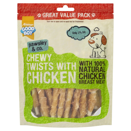 [30138100482] Armitage: Chewy Twists - 320g Value Pack | Chicken
