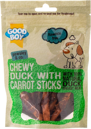 [30138100484] Armitage: Goodboy Chewy Sticks - 90g | Duck & Carrot