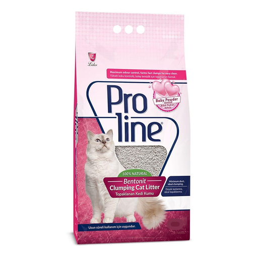 [30138100640] Proline: Bentonite Cat Litter - 5L | Baby Powder Fragrance