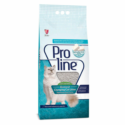 [30138100635] Proline: Bentonite Cat Litter - 10L | Marseille Soap Fragrance