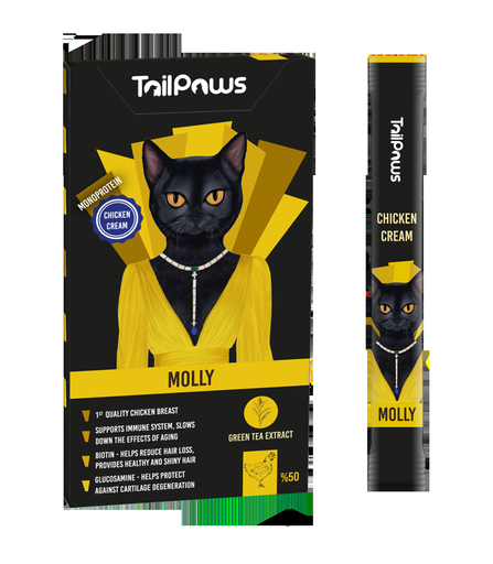 [30138100678] Tail Paws Molly Chicken Cream - 75g