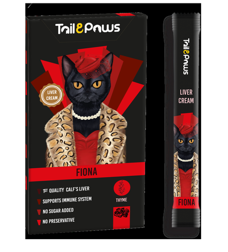 [30138100680] Tail Paws Fiona Liver - 75g