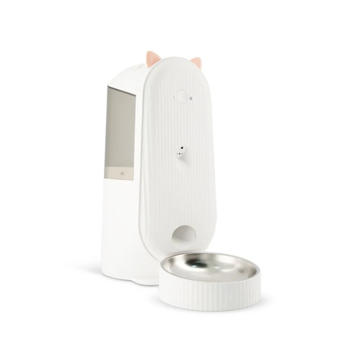 [30138100007] Portable Pet Feeder - White