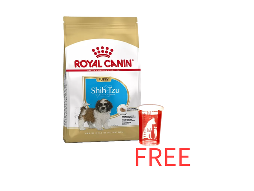 [30138100788] Royal Canin: Breed Health Nutrition Shih Tzu Puppy - 1.5kg with Free Royal Canin Measuring Cup - 480ml