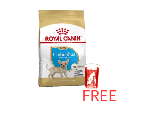 [30138100787] Royal Canin: Breed Health Nutrition Chihuahua Puppy - 1.5kg with Free Royal Canin Measuring Cup - 480ml