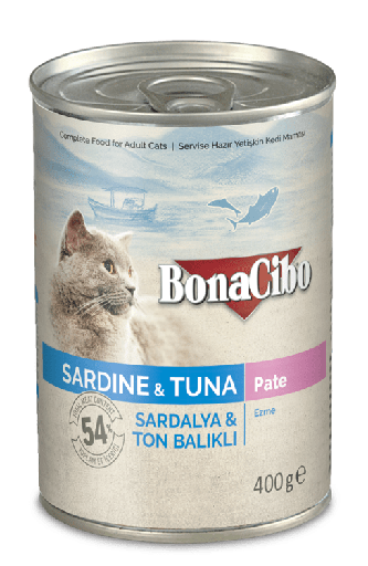 [30138100848] Bonacibo Adult Cat Canned Wet Food Tuna  400g