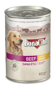 [30138100851] Bonacibo Adult Dog Canned Wet Food Beef 400g
