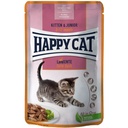 Happy Cat Meat in Sauce Kitten & Junior Duck Pouch 85g