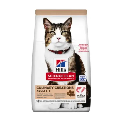 [30138100933] Hill's Science Plan Culinary Creations Salmon and Carrots Cat food (1.5 KG)