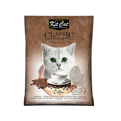 [30138100987] KitCat: ClassicClump Cat Litter - 7kg | Coffee