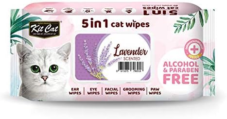 [30138100989] KitCat: Cat Wipes - 80pcs | Lavender