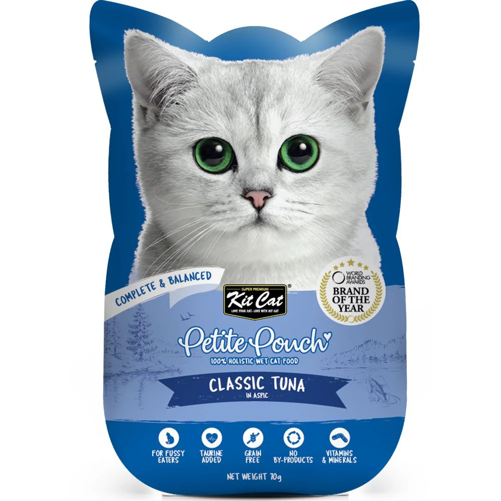 [30138100994] KitCat: Petite Pouch - 70g | Classic Tuna