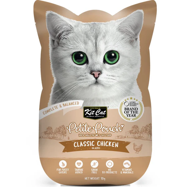 [30138101000] KitCat: Petite Pouch - 70g | Classic Chicken