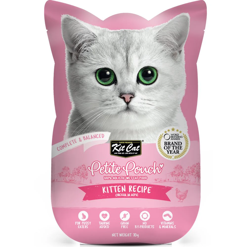 [30138101001] KitCat: Petite Pouch - 70g | Kitten Chicken