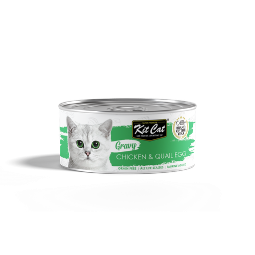 [30138101002] KitCat: Gravy Series Chicken & Quail Egg - 70g