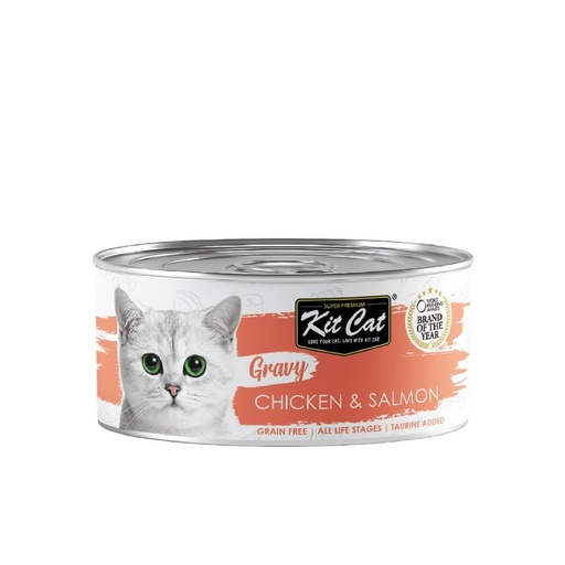 [30138101003] KitCat: Chicken & Salmon - 70g | Gravy