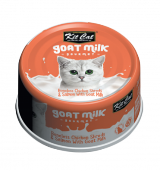 [30138101018] KitCat: Gourmet ChickenSalmon - 70g | Goat Milk
